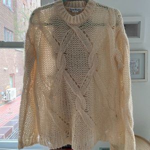 Acne Studios Cable Knit Ivory Sweater, Like New